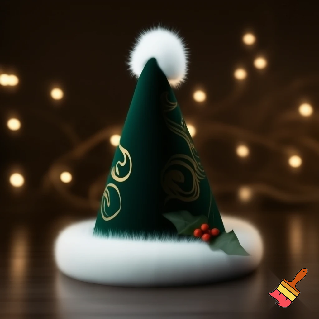 Christmas wizard hat