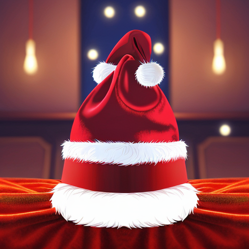 Wizard Christmas hat, wizard Christmas hat, Santa Claus hat velvet fabric