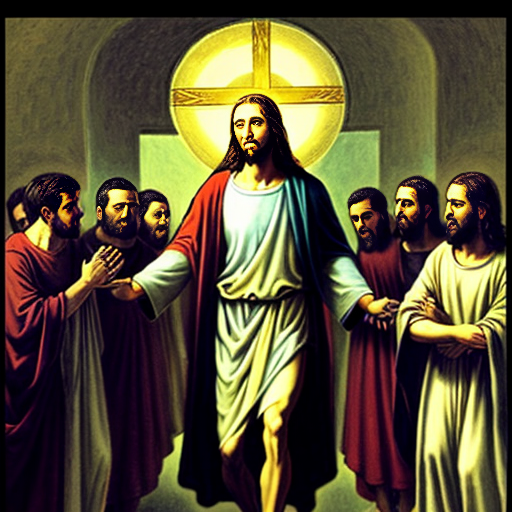 picture of Jesus leaving the 99 to save the 1