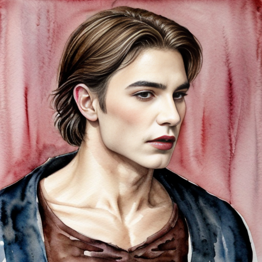 Vampire Prince with Brown Hair 