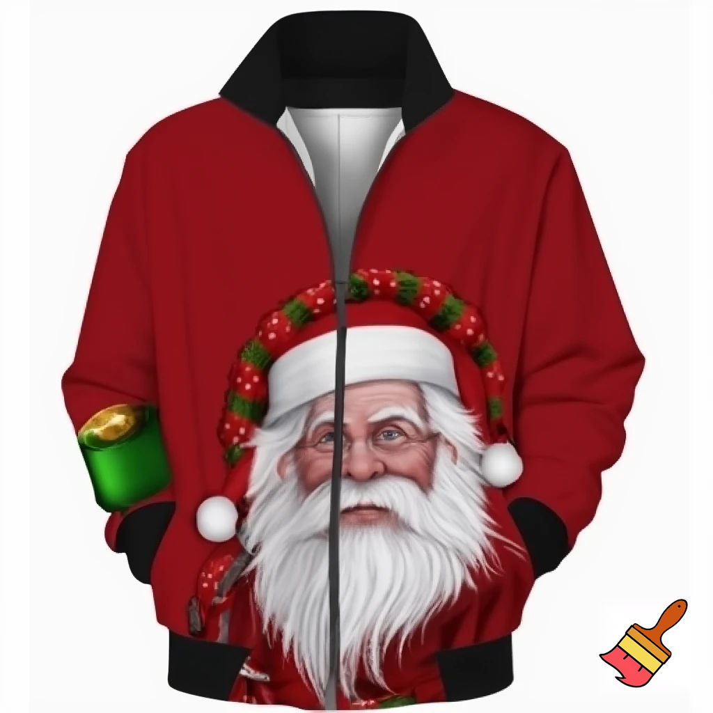 A wizard jacket Christmas jacket Santa Claus wizard Christmas shoes