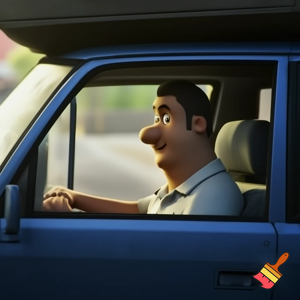 Toyota car seat Bluey dad 