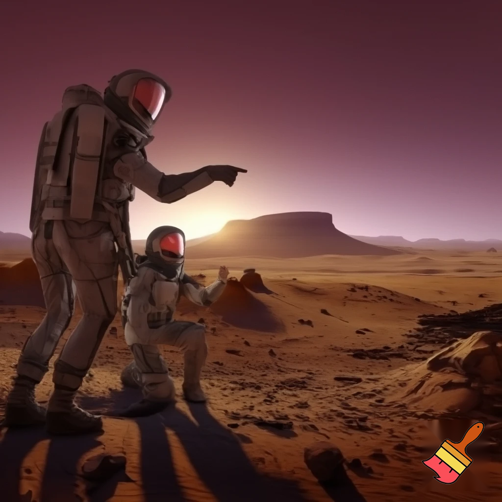 Erdmännchen am Mars