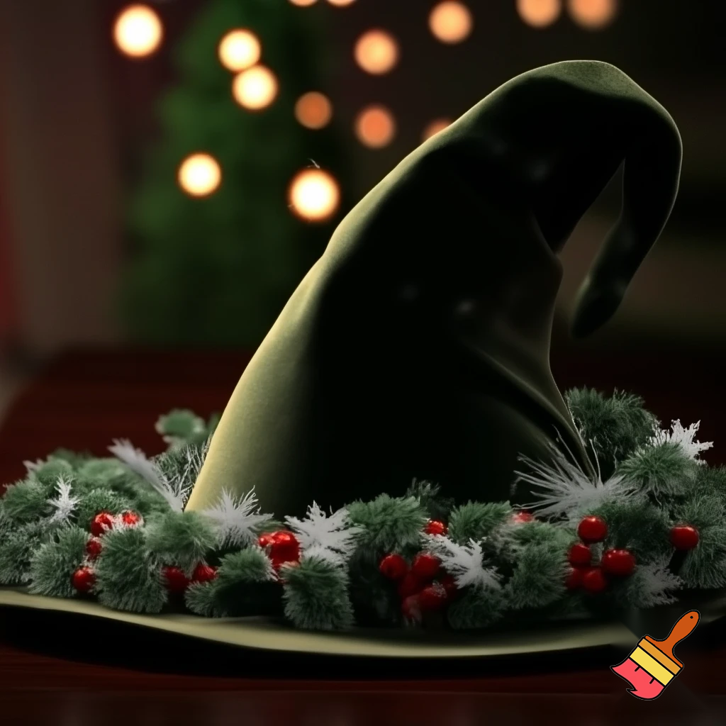 Christmas wizard hat