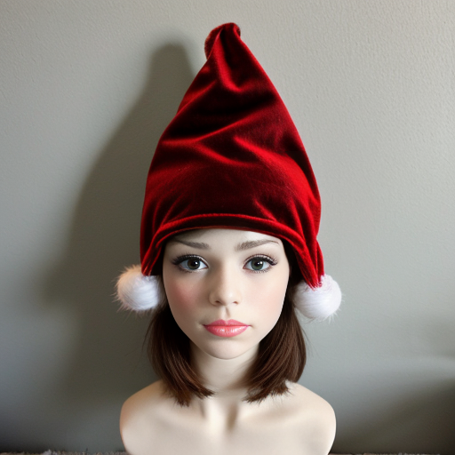 Christmas Santa Claus hat velvet elf hat