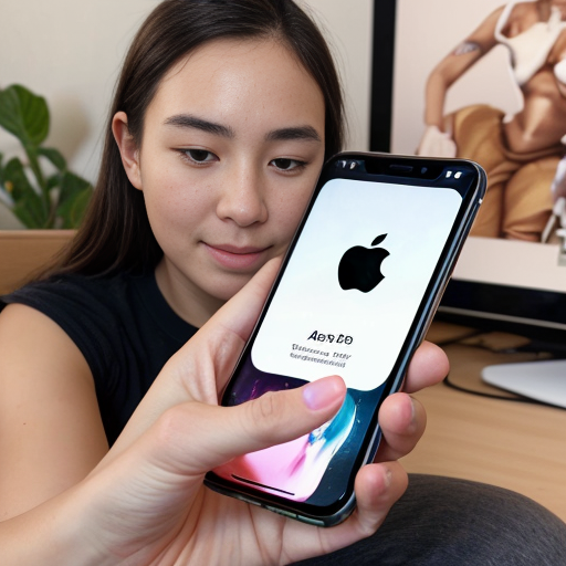 Goretzka play game on apple phone and Vanessa play game on apple phone at the house 