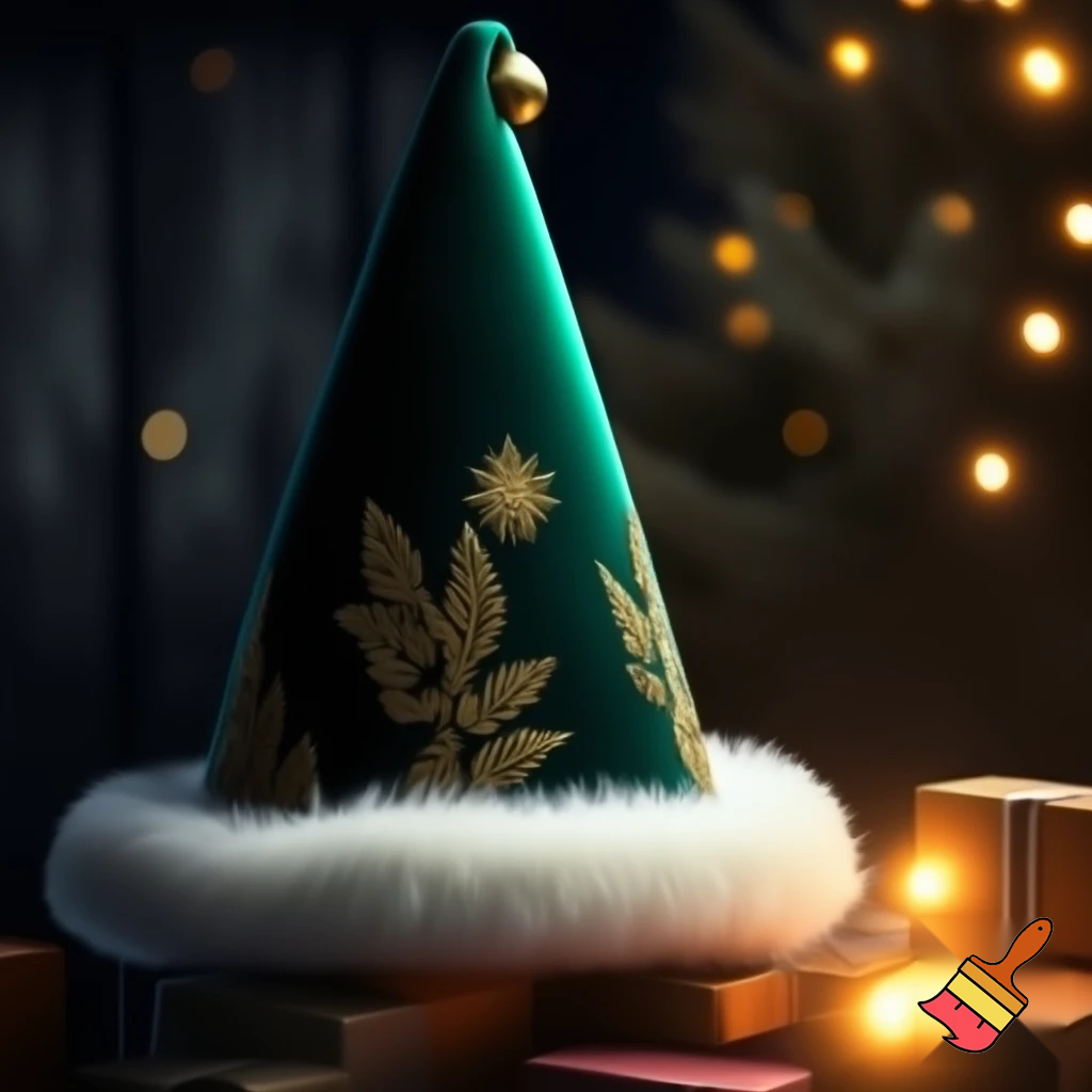 Christmas wizard hat