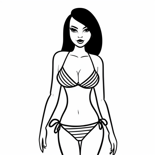 make a baddie with a bikini