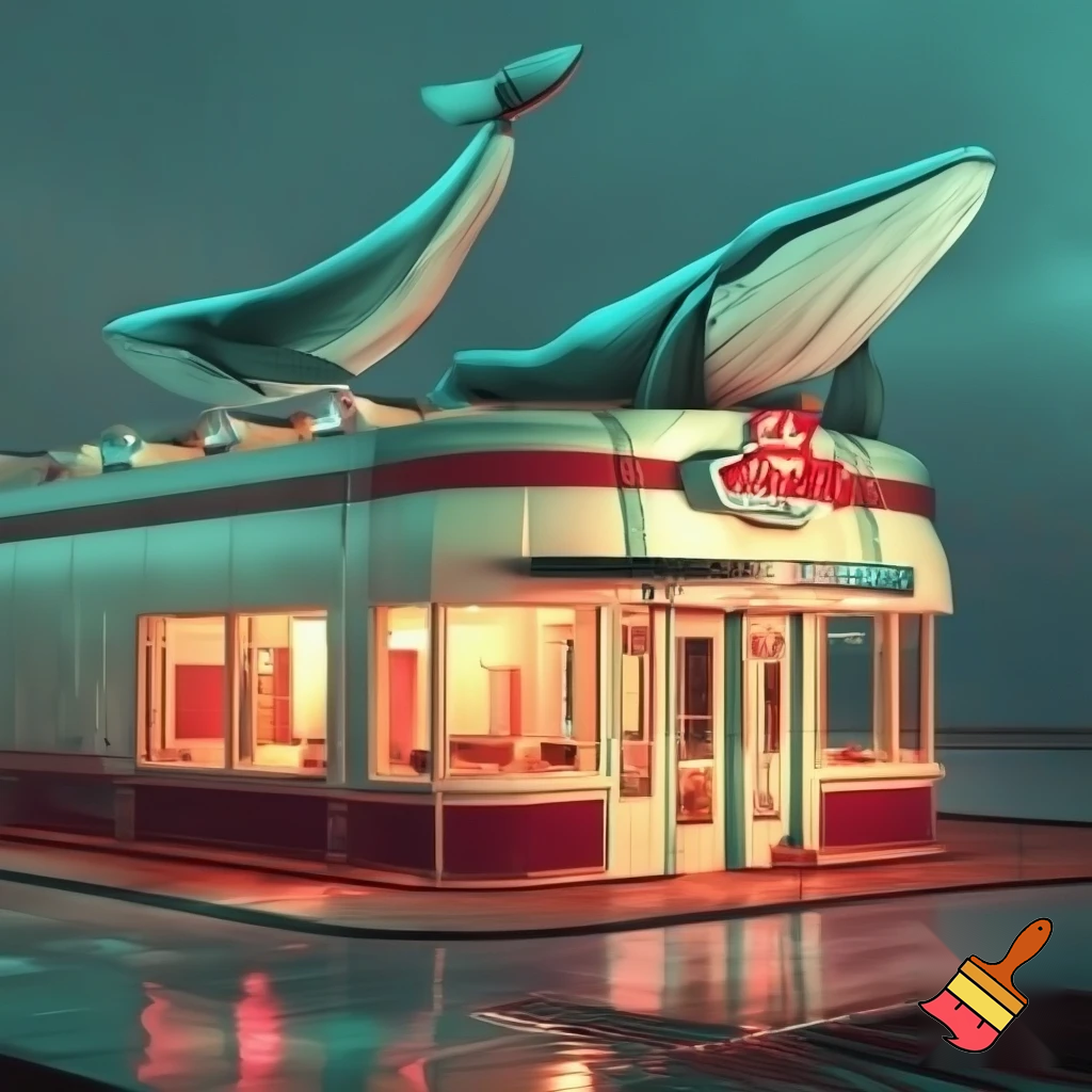 2 whales diner