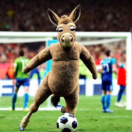 donkey winning world cup football