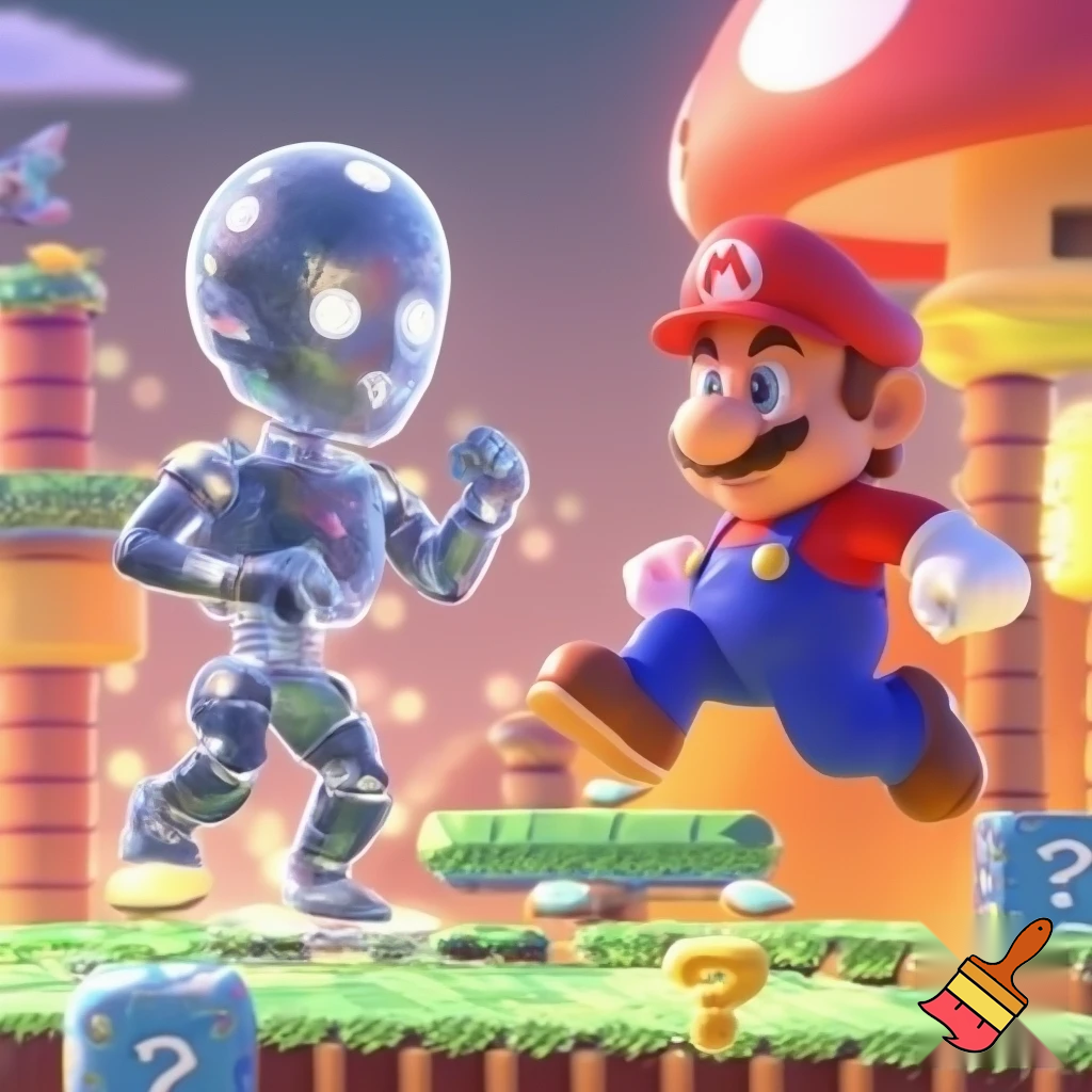 Draw yourself with mario