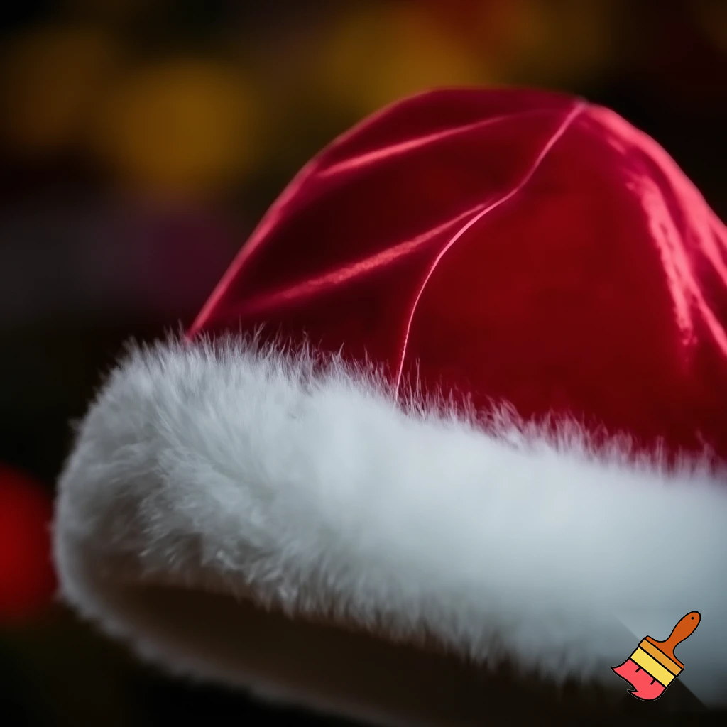 Christmas Santa Claus velvet hat delicate special delicate hat