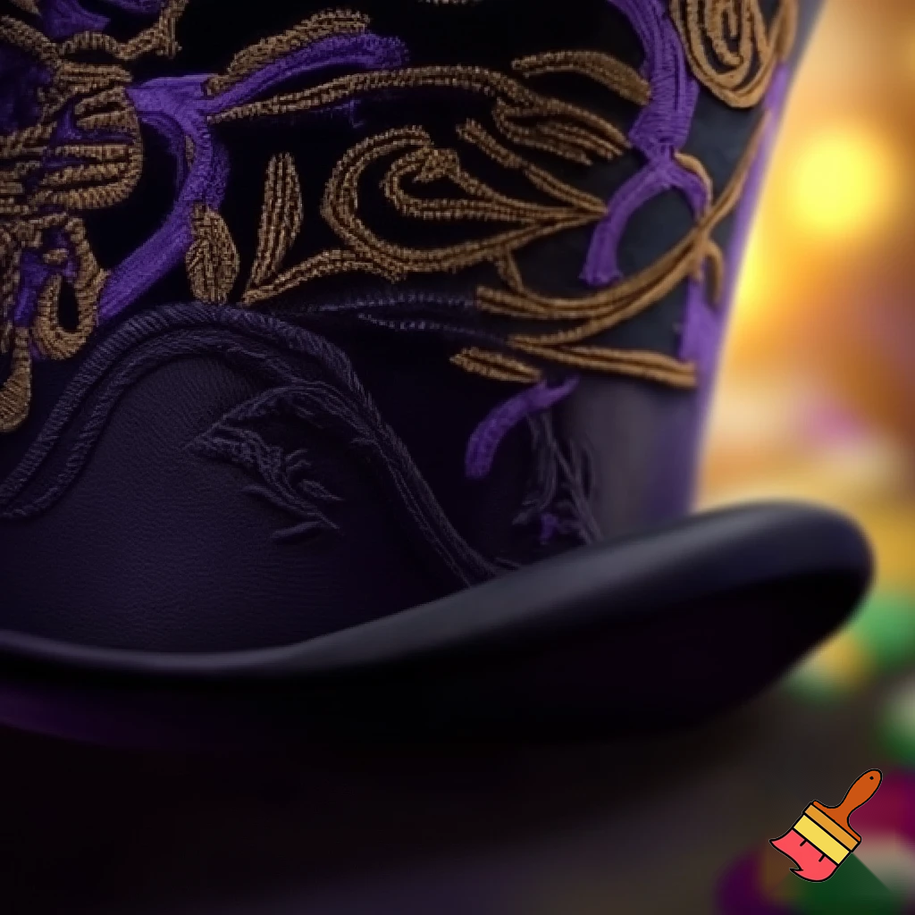 Willy Wonka top hat velvet black and velvet Willy Wonka patterns