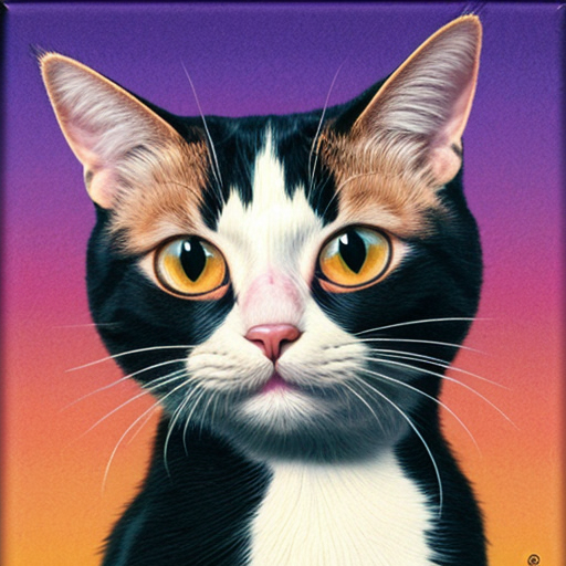 Кот 2D картинка