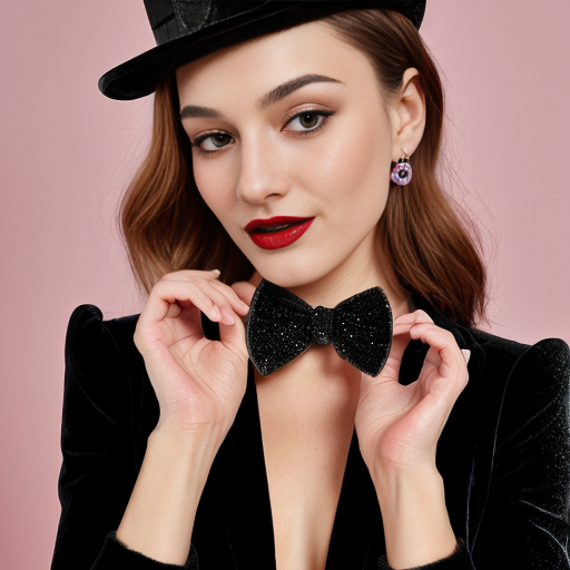 Special top hat special one a velvet special a velvet special velvet black, black black purple and pink glitter