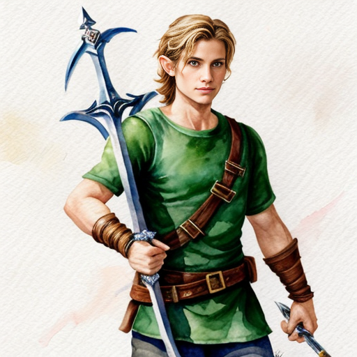link holding the mastersword