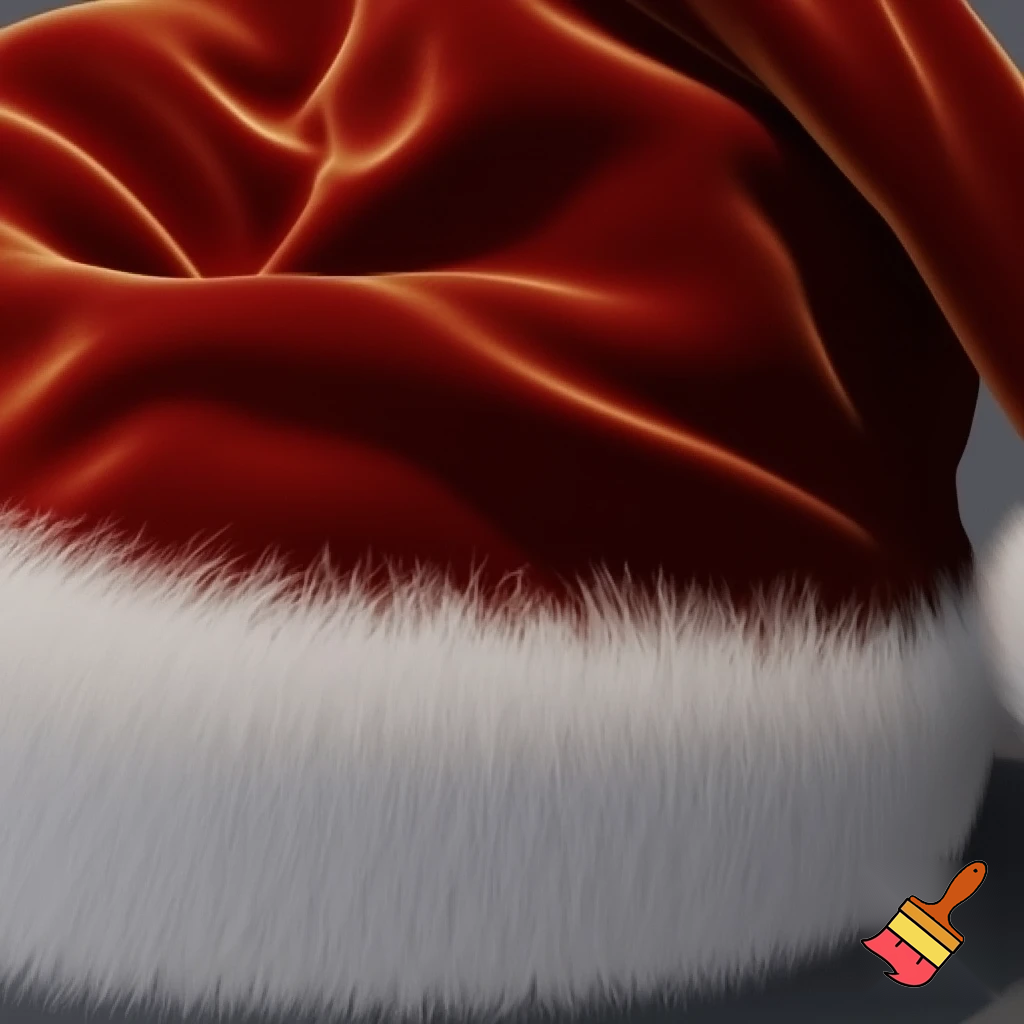 Christmas Santa Claus velvet hat delicate special delicate hat