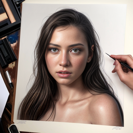 make me a entire sketch of a women
