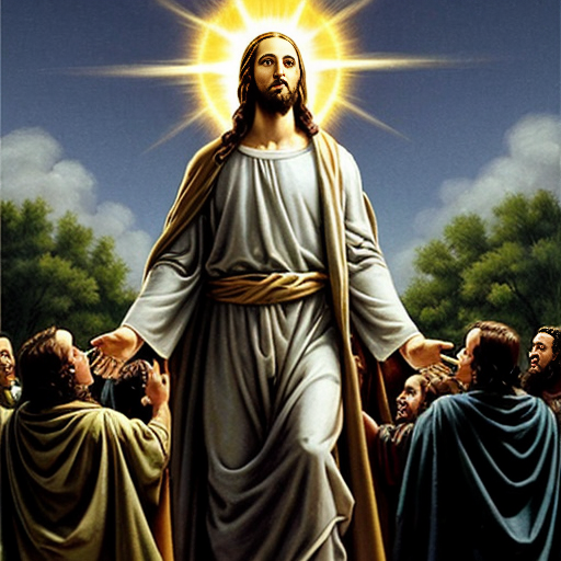 picture of Jesus leaving the 99 to save the 1