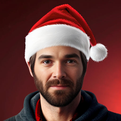 Christmas wizard hat