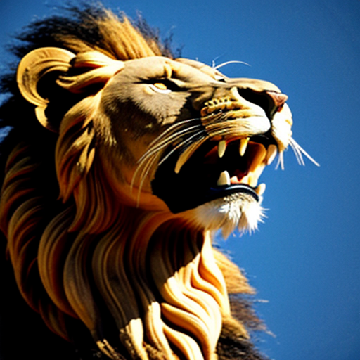 in elevation the lion rejoicing roars lift hearts one by one