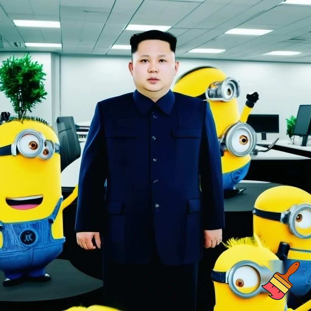make kim jong un be with minions
