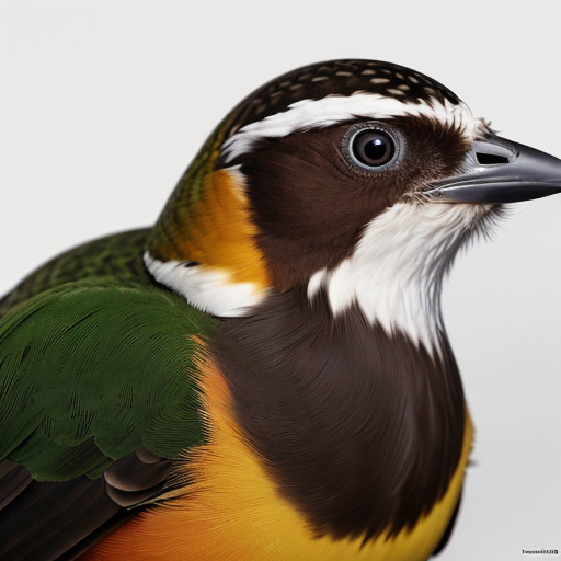Create a picture of a fictional bird called Dacelo larosterna