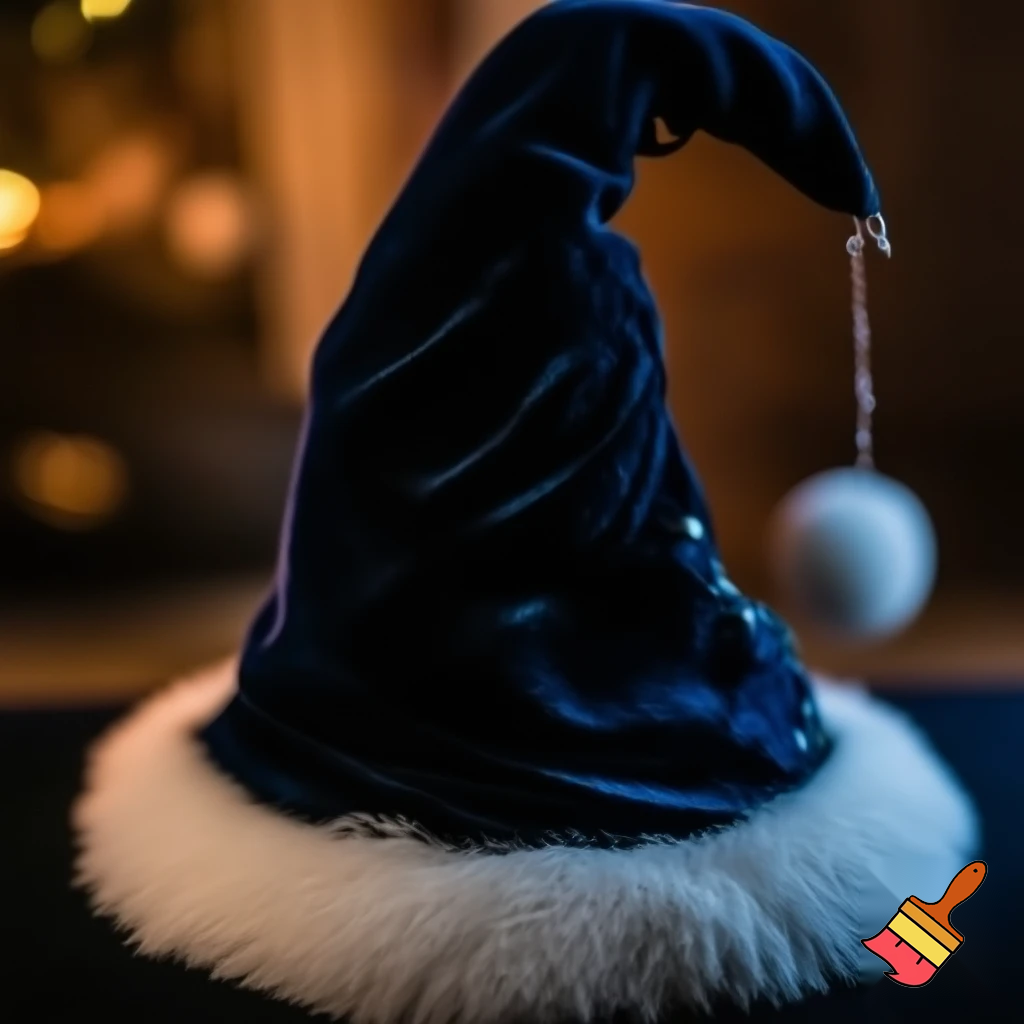 A wizard Christmas hat