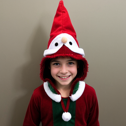 Christmas wizard hat costume