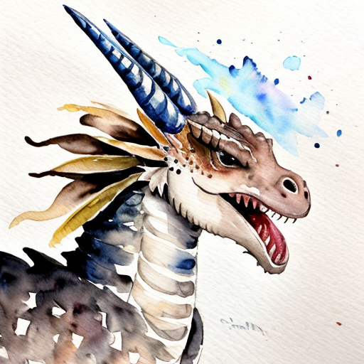 a dragon 2 tiny wings, fire breathing, diamond sparkle scales, tounge tufted hair on head, long tail with short barbs, small eyes with hairy eyebrows, large snout with large nostrils