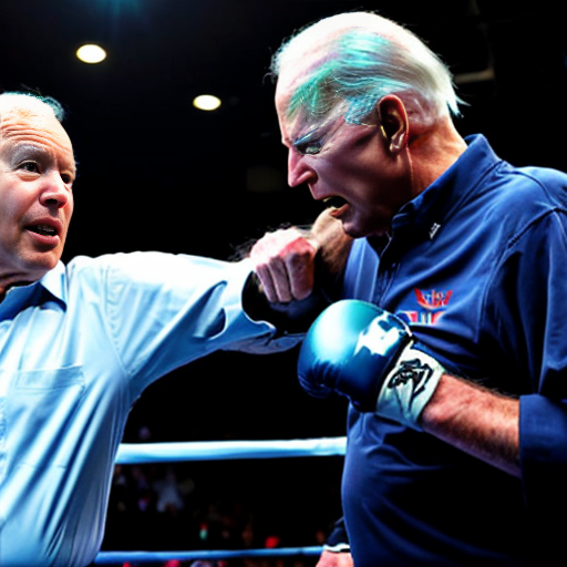 joe biden fighting the old man make it like a comic fight ( keep the old man and joe biden real tho)



