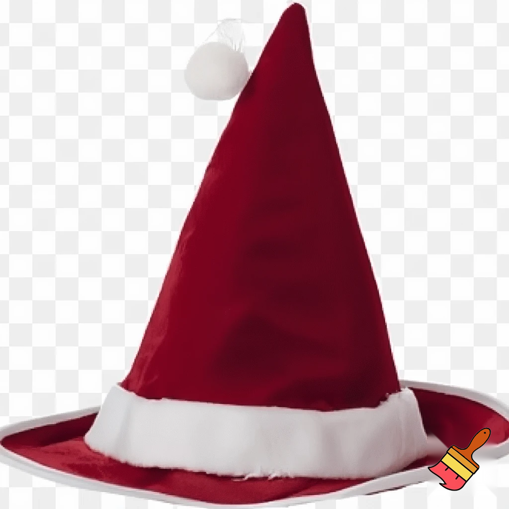 Christmas wizard hat read velvet Santa Claus hat