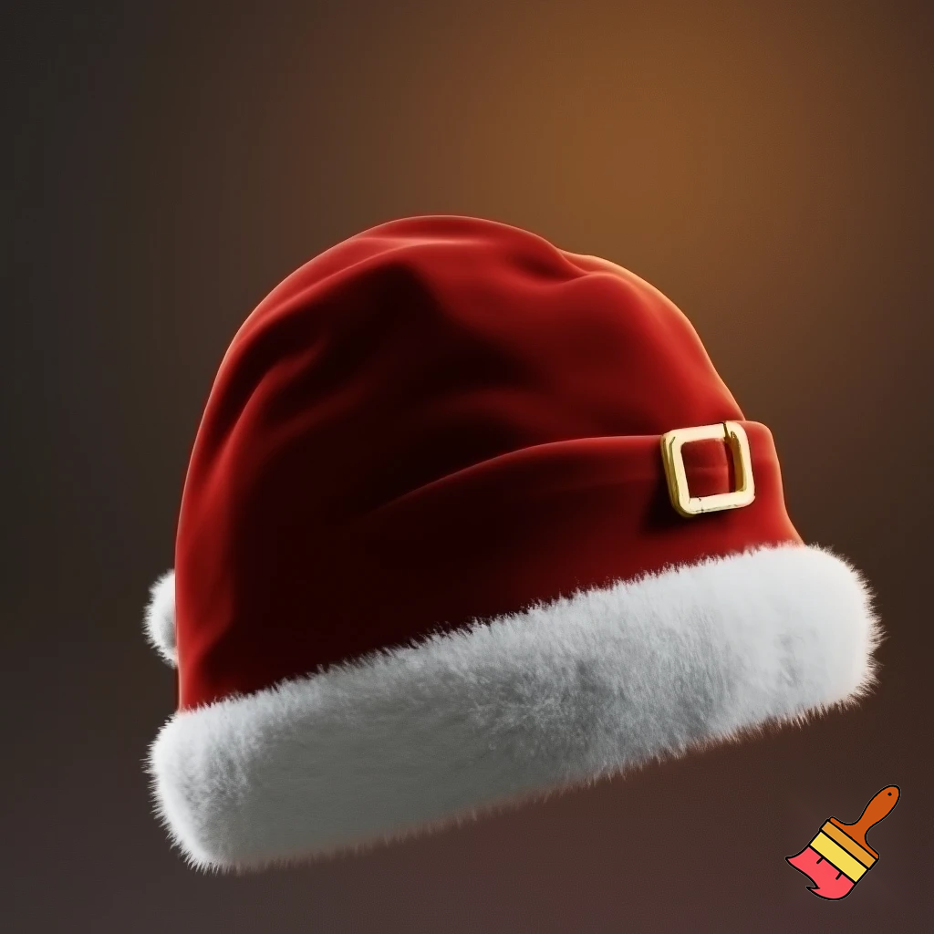 Christmas Santa Claus velvet hat delicate special delicate hat