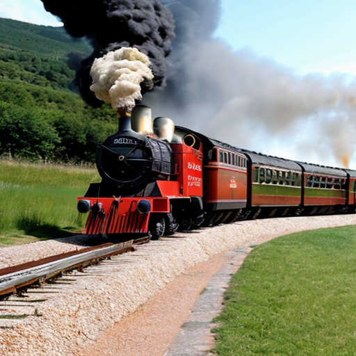 A steam train hits a curve too fast and derails