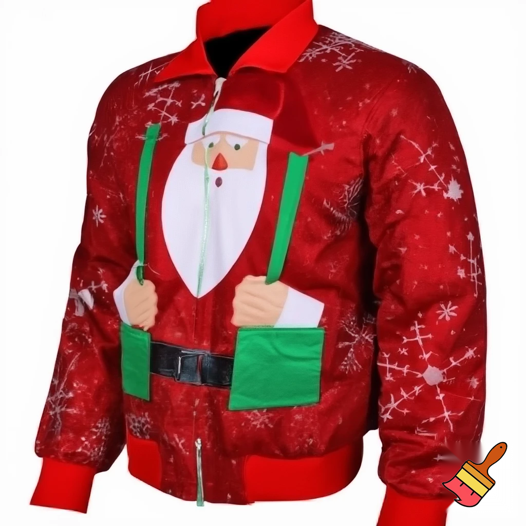 A wizard jacket Christmas jacket Santa Claus wizard