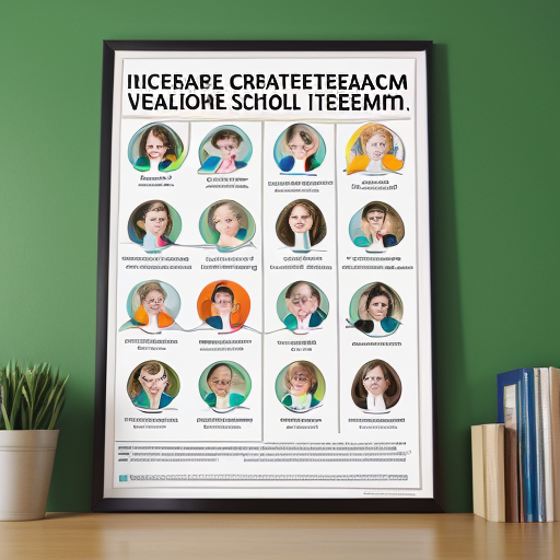 create school based OT team poster
