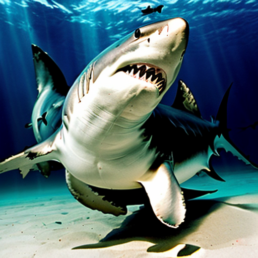 A shark hybrid with a wartermellon