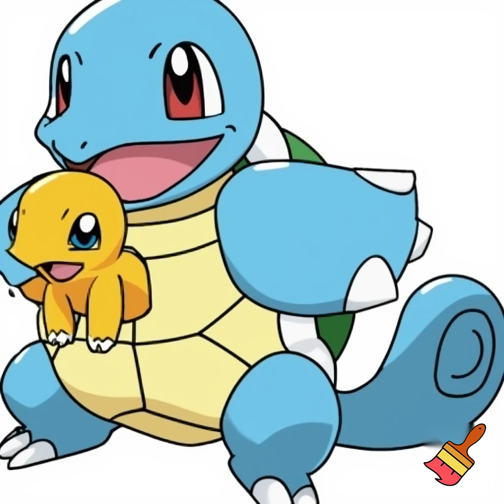 a fusion of blue rookie level veemon agumon digimon squirtle pokemon  with skinny short arms and skinny short legs deatailed tiny turtle creature