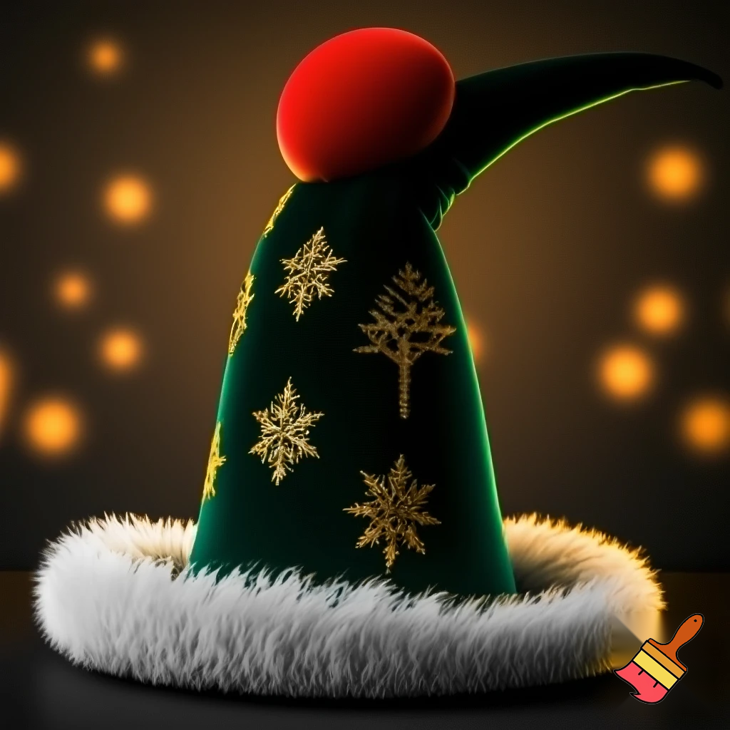 Christmas wizard hat