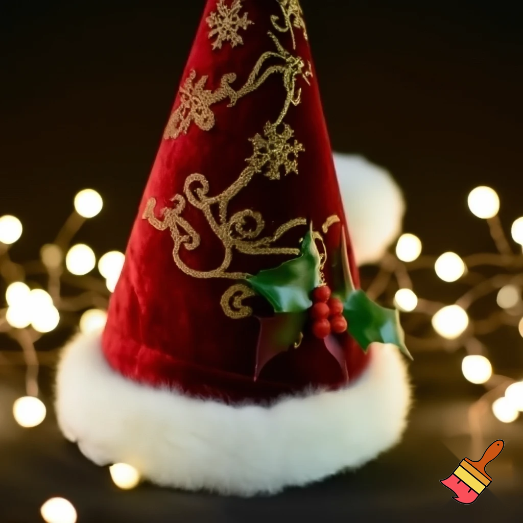 Christmas wizard hat