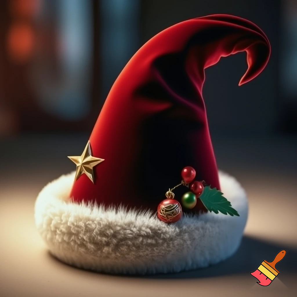 Christmas wizard hat