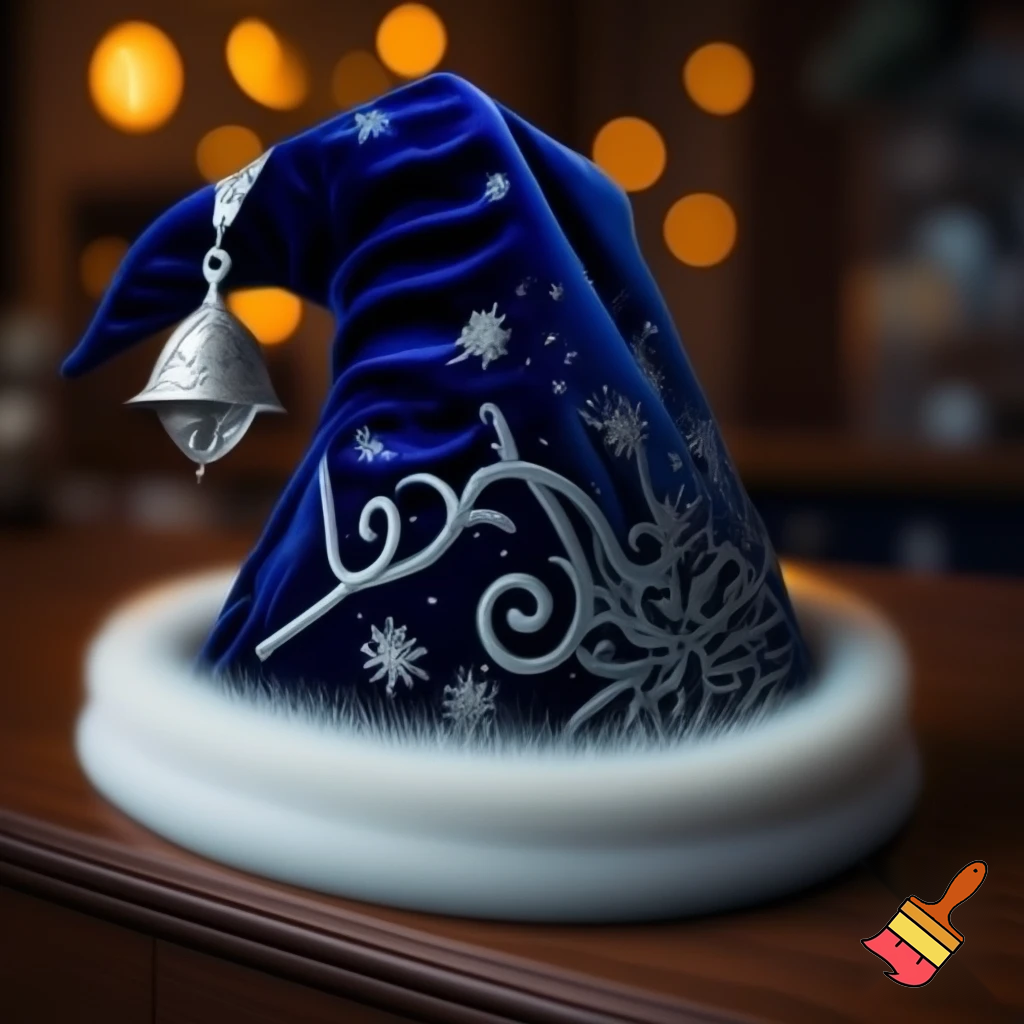 A wizard Christmas hat
