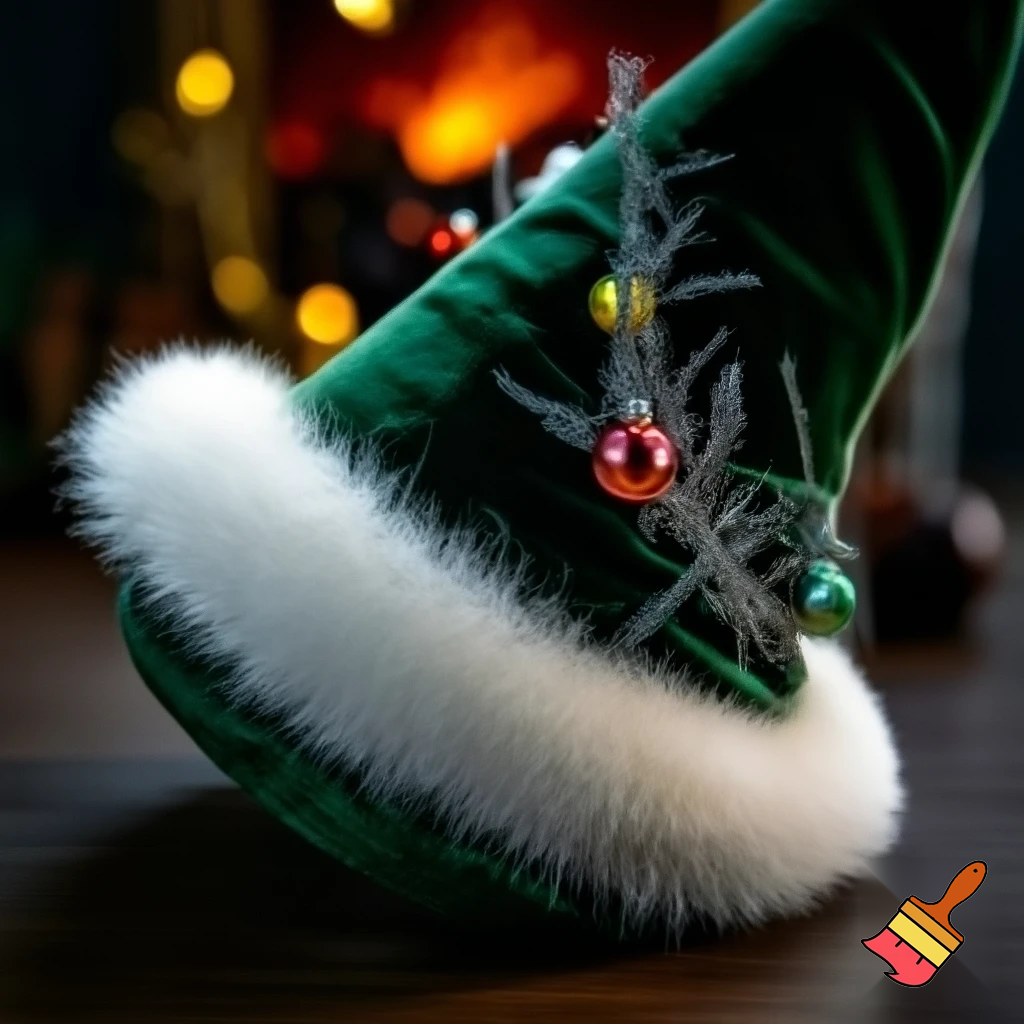 Christmas wizard hat