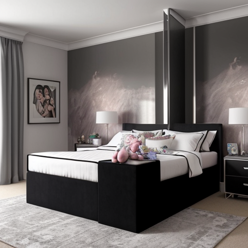 Alice in Wonderland themed adult bedroom