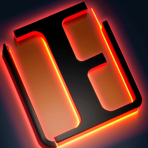 Mesterious dark logo, unslove case files, glowing letters, black baground