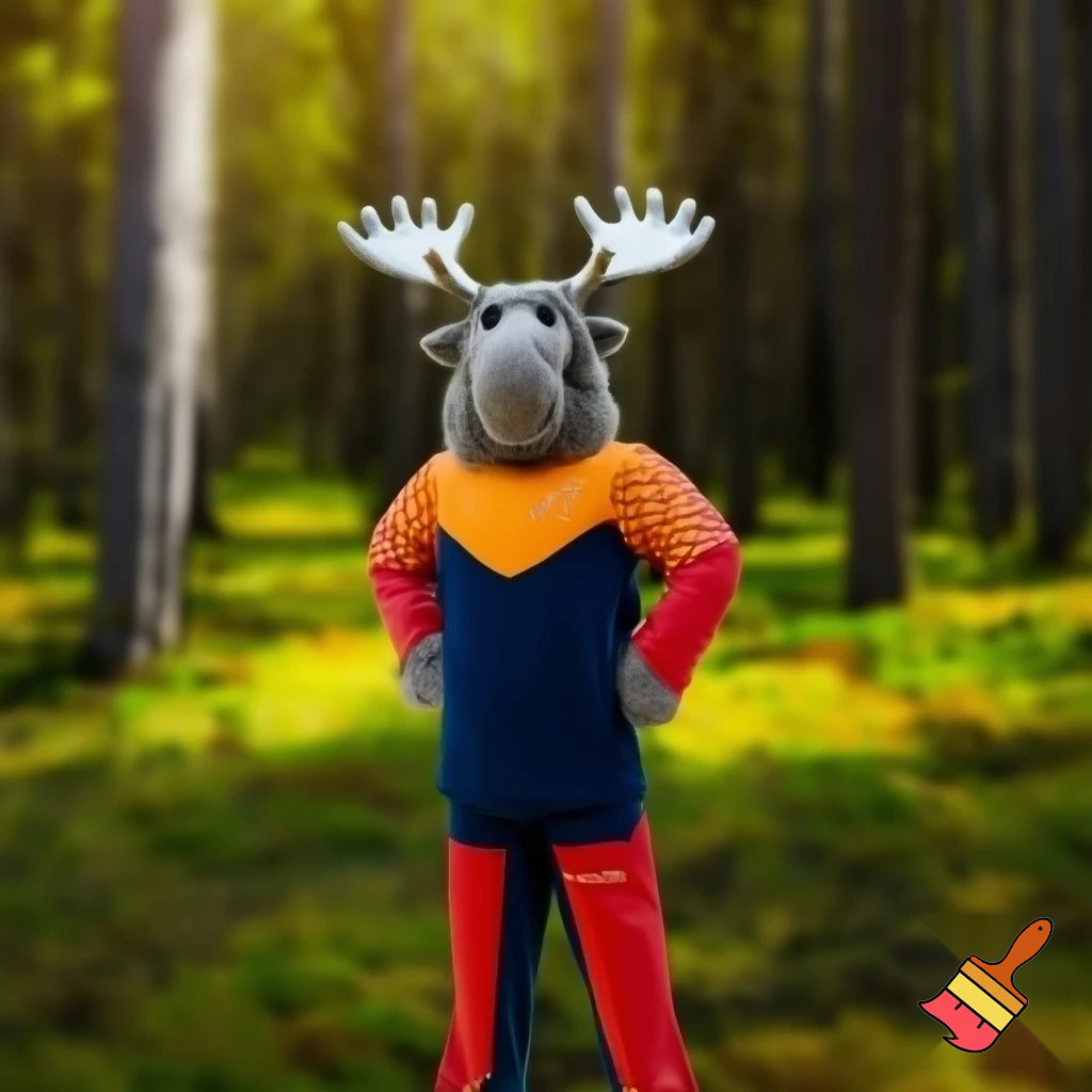 moose mascot
