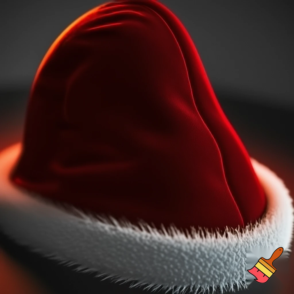 Santa Claus top hat special one special in delicate Santa Claus hat velvet