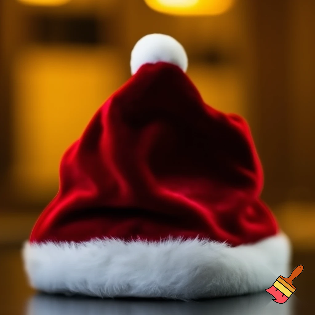 Santa Claus top hat special one special in delicate Santa Claus hat velvet