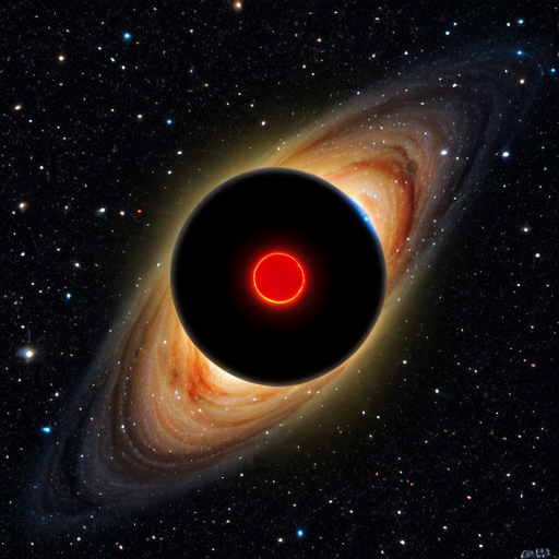 Red dot in a deep universe