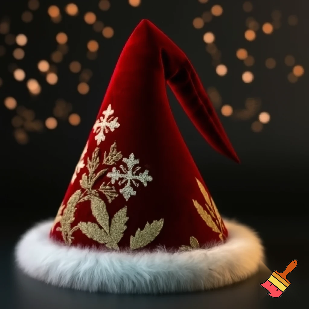 Christmas wizard hat